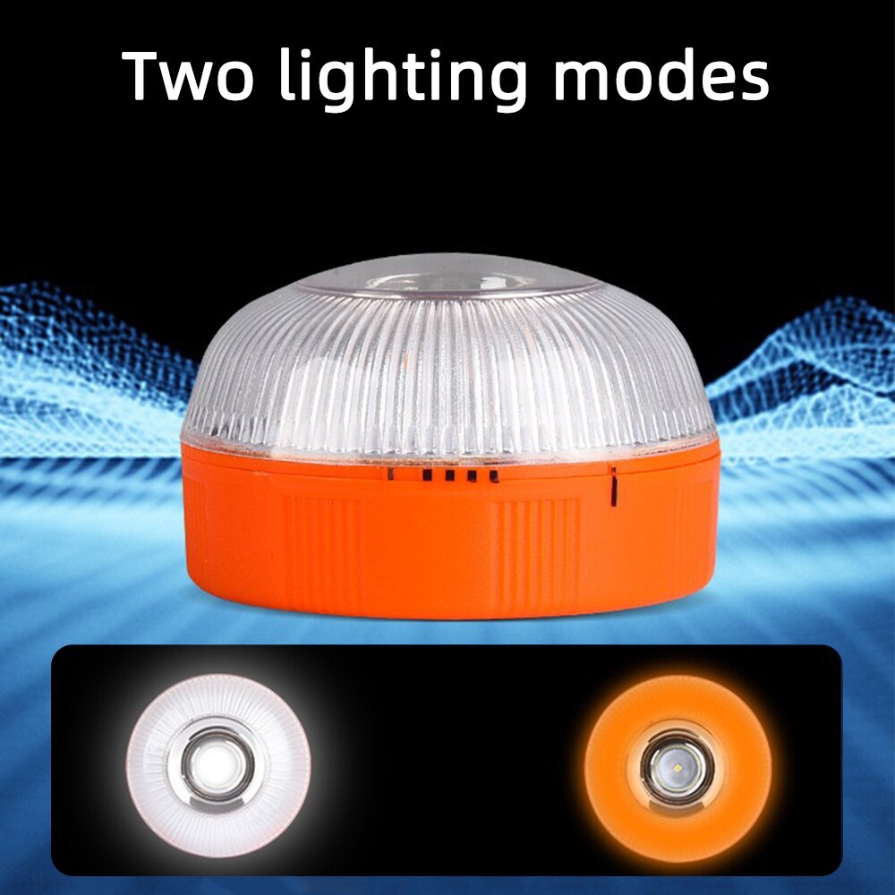 Wiederaufladbare LED Auto Notfall Licht V16 Taschenlampe Magnetische Induktion Strobe Licht Straße Unfall Lampe Leuchtfeuer Sicherheit Zubehör