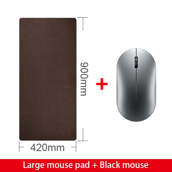 Original Xiaomi Maus Tragbare Drahtlose Spiel Maus 1000dpi 2,4 ghz Bluetooth Maus Link Optische Maus Mini Metall Maus: Black Set L