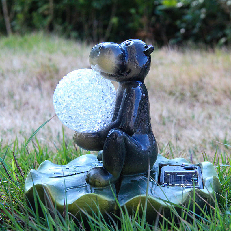 Solar floating simulation animal decoration fish Suspended pool pond courtyard outdoor resin crafts ornaments furnishings: 4