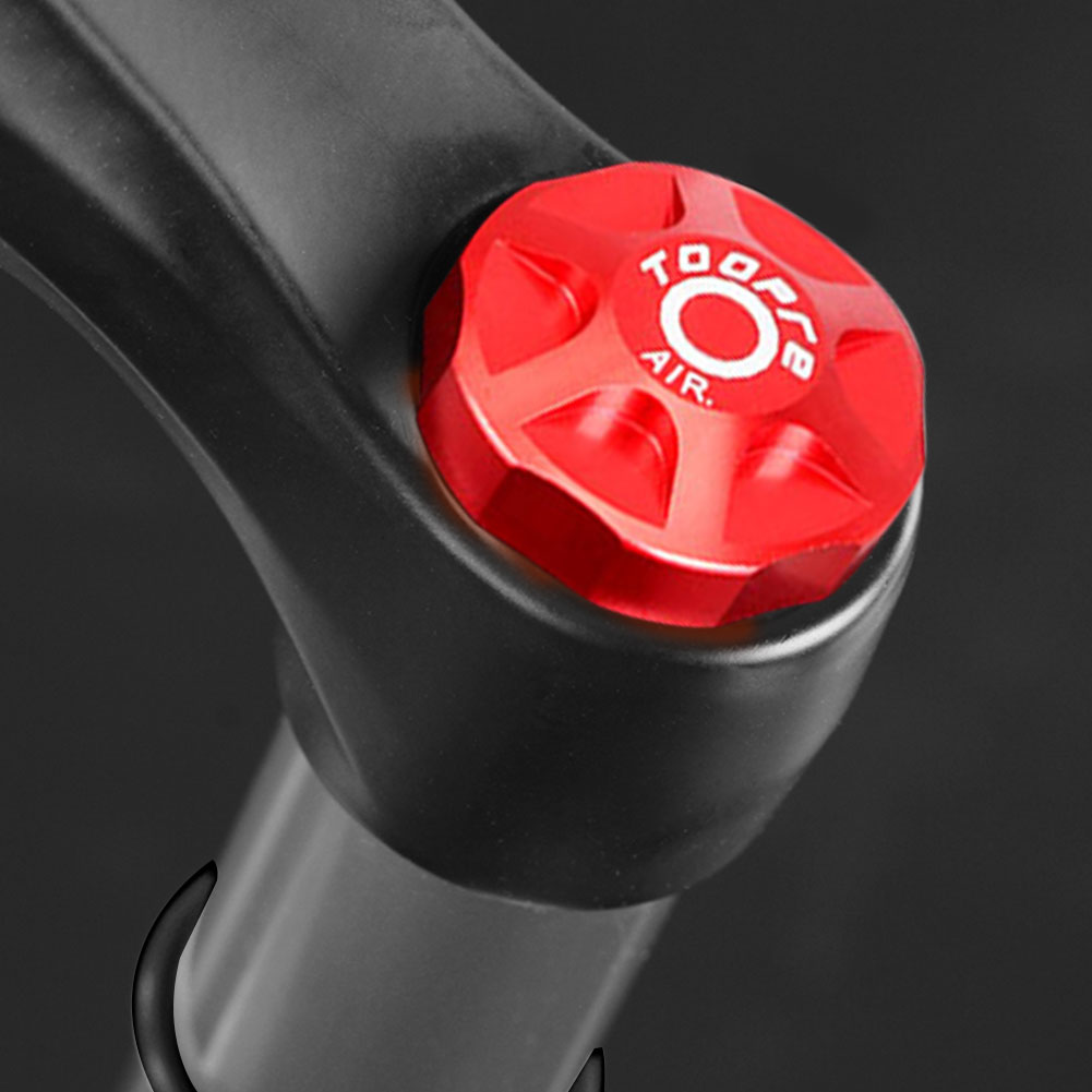 Mtb cykel luft gas ventil dæksel cykel forgaffel hætte stik aluminiumslegering beskyttende skulder dæksel støvhætte cykel tilbehør