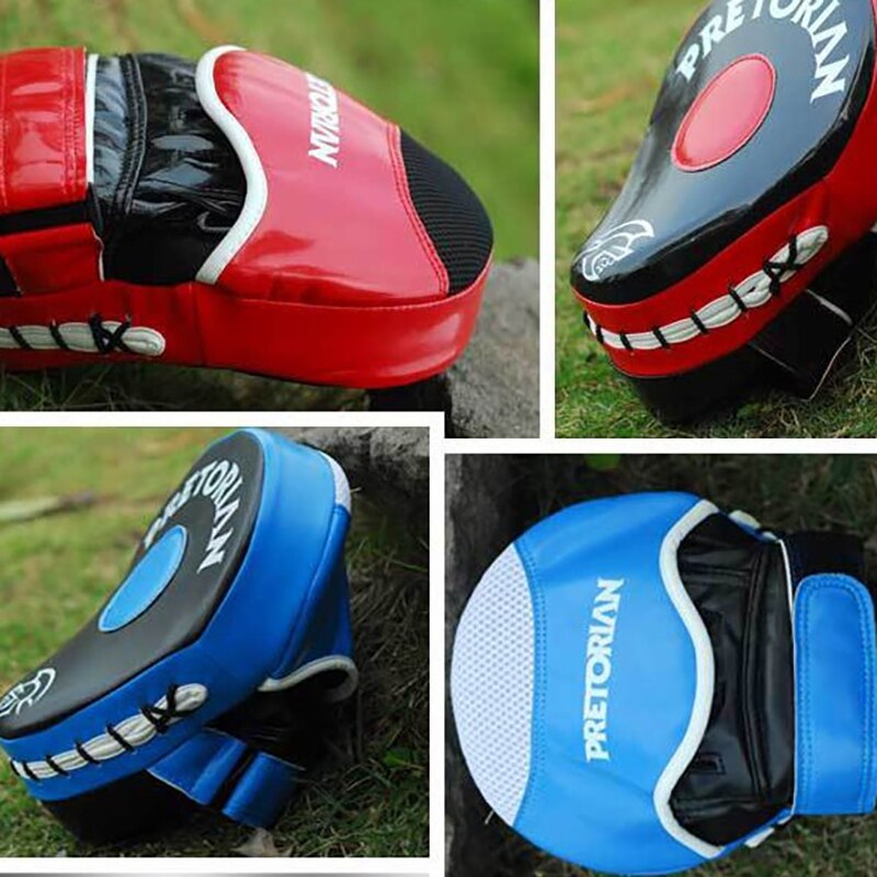 Arc-shaped Sparring Targets Thai Kick Pad Kit Karate Training Mitt Focus Punch Pads Sparring Boxing Bags