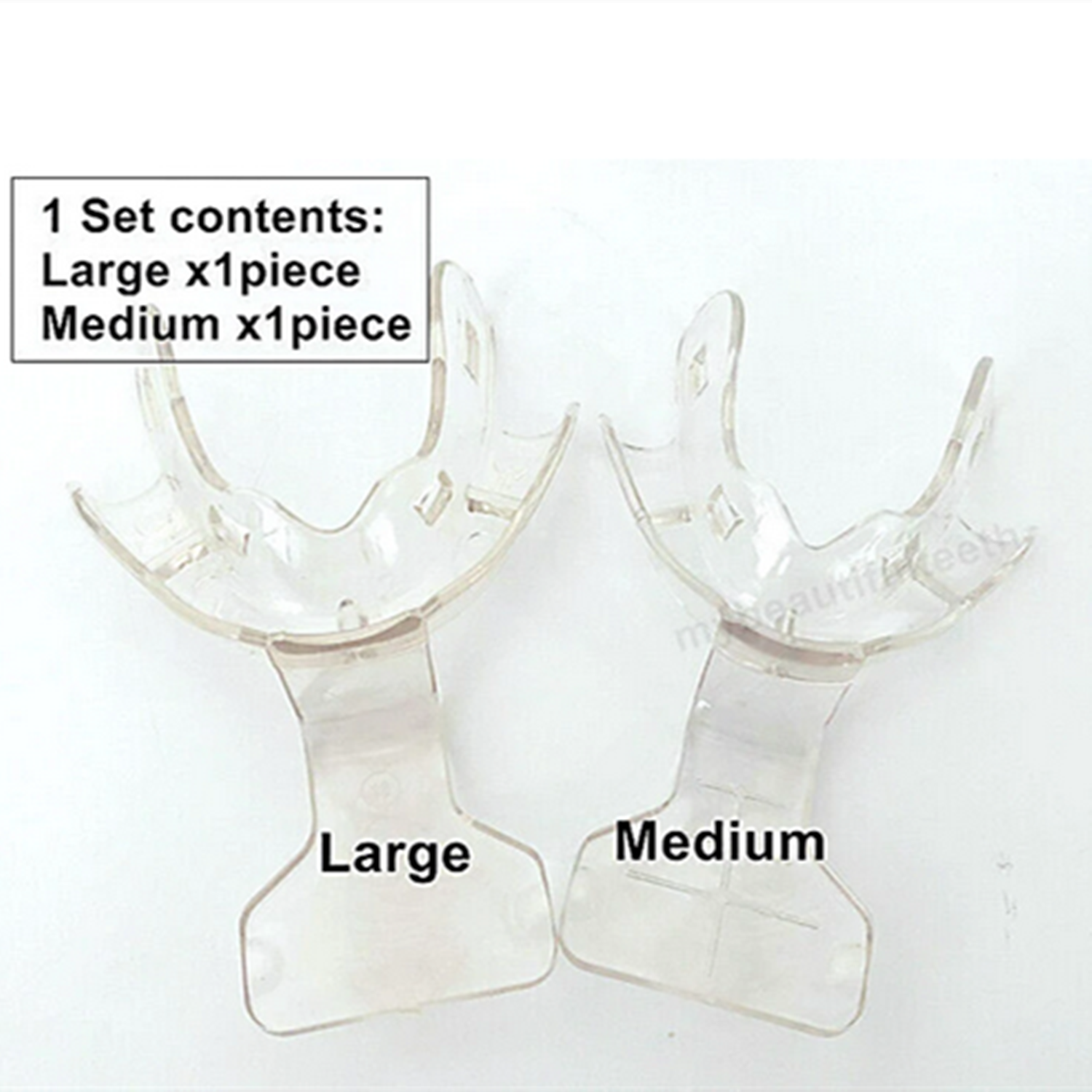 2Sets Dental Centric Tray Edentulous Impression Bite Registration FCB Frame Cut UTS Facebow Mounting Articulator
