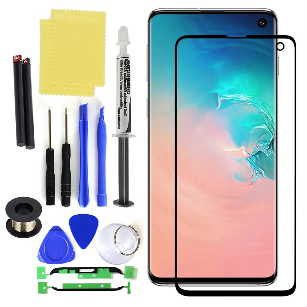 Kit de reemplazo de pantalla de lente de cristal frontal exterior para Samsung Galaxy S8, S9, S10 Plus