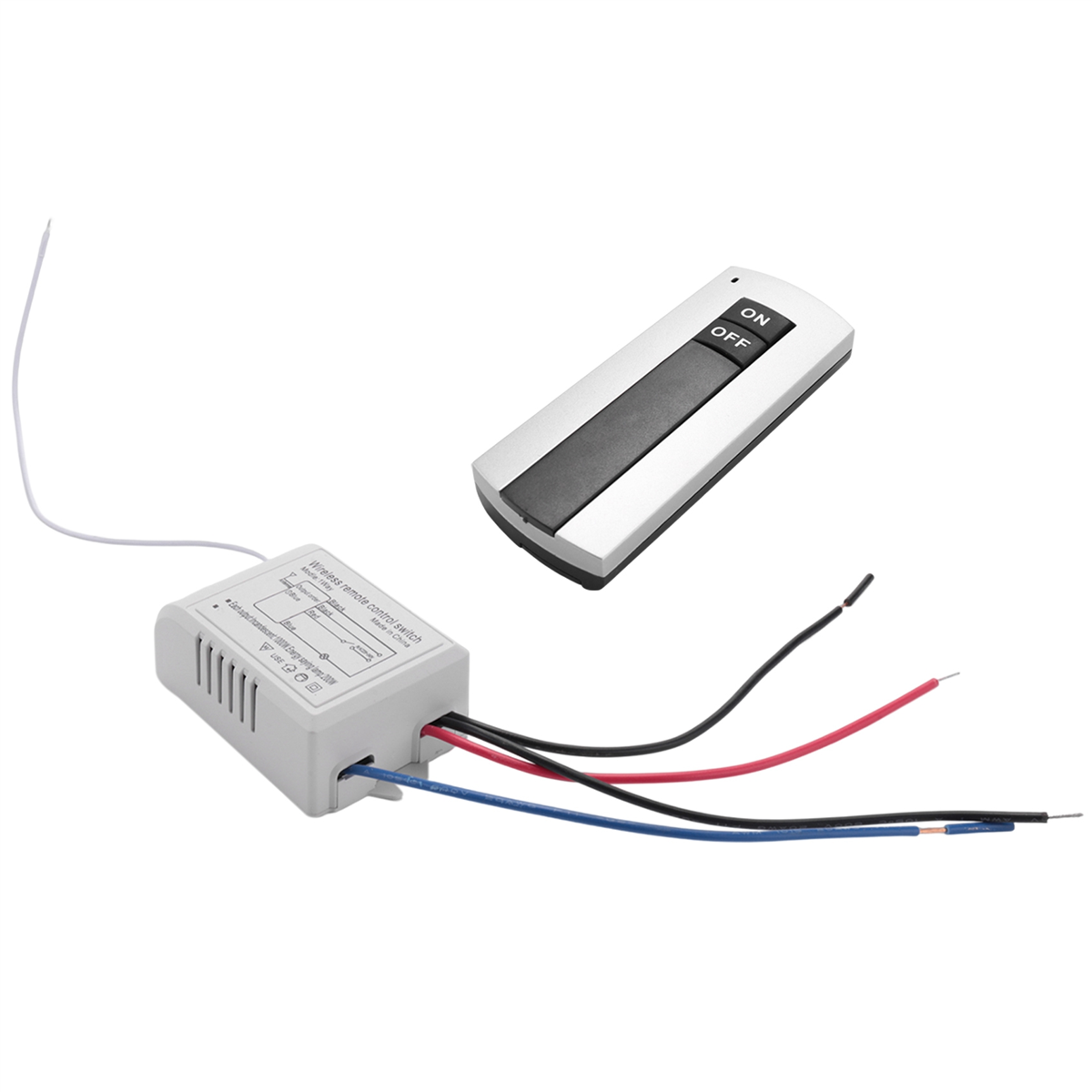 1 Manier AAN/UIT 220 V Draadloze Afstandsbediening Schakelaar Digitale Afstandsbediening Schakelaar voor Lamp & Licht HT035-BLife
