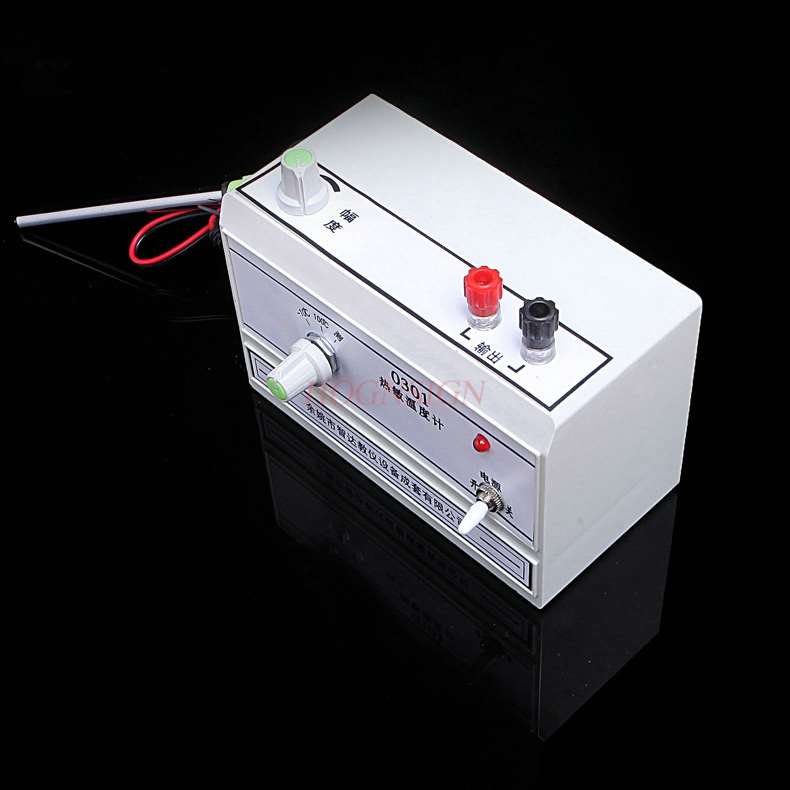 Termómetro térmico-10 ~ + 100 ℃, buena escala lineal, instrumento de enseñanza, equipo de experimentos de física