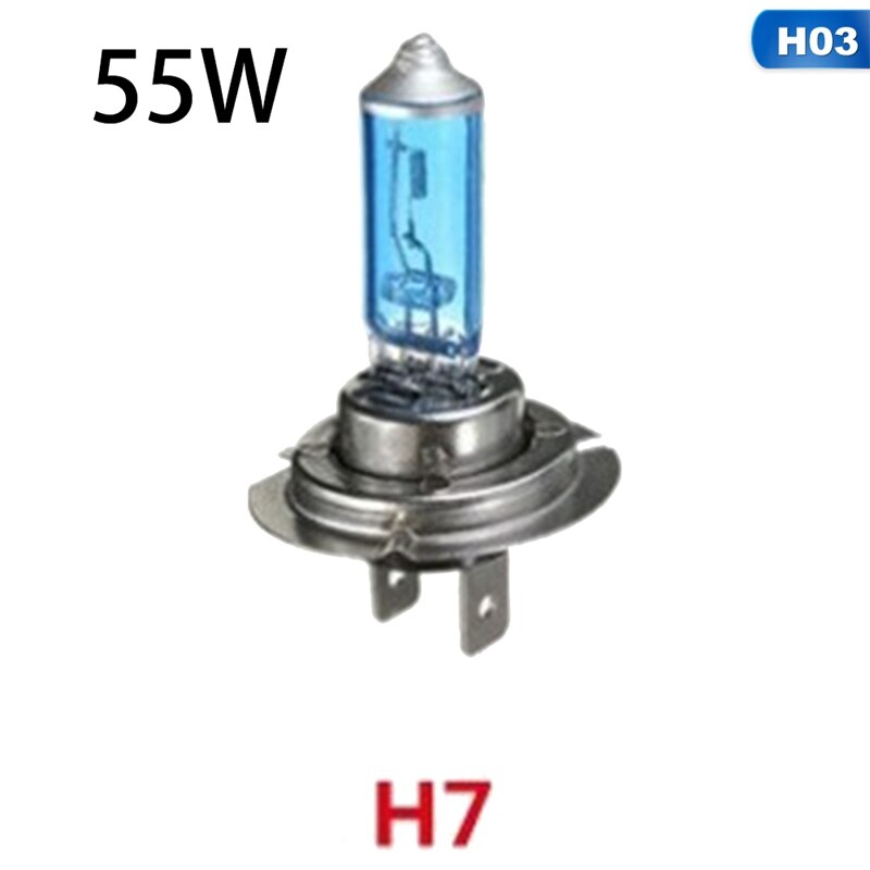 Ultra white lamp halogen bulb 100W 55W 12V automobile quartz lamp: H03