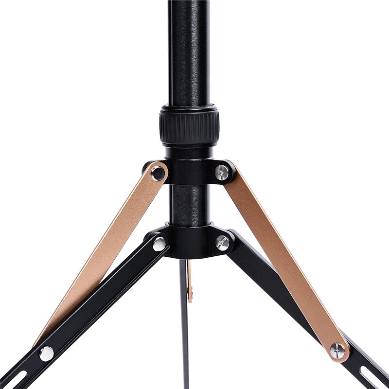 Fosoto Ft-190 Gouden Ring Lamp Statief 1/4 Schroef Softbox Voor Photo Studio Fotografische Verlichting Softbox Video Flash paraplu
