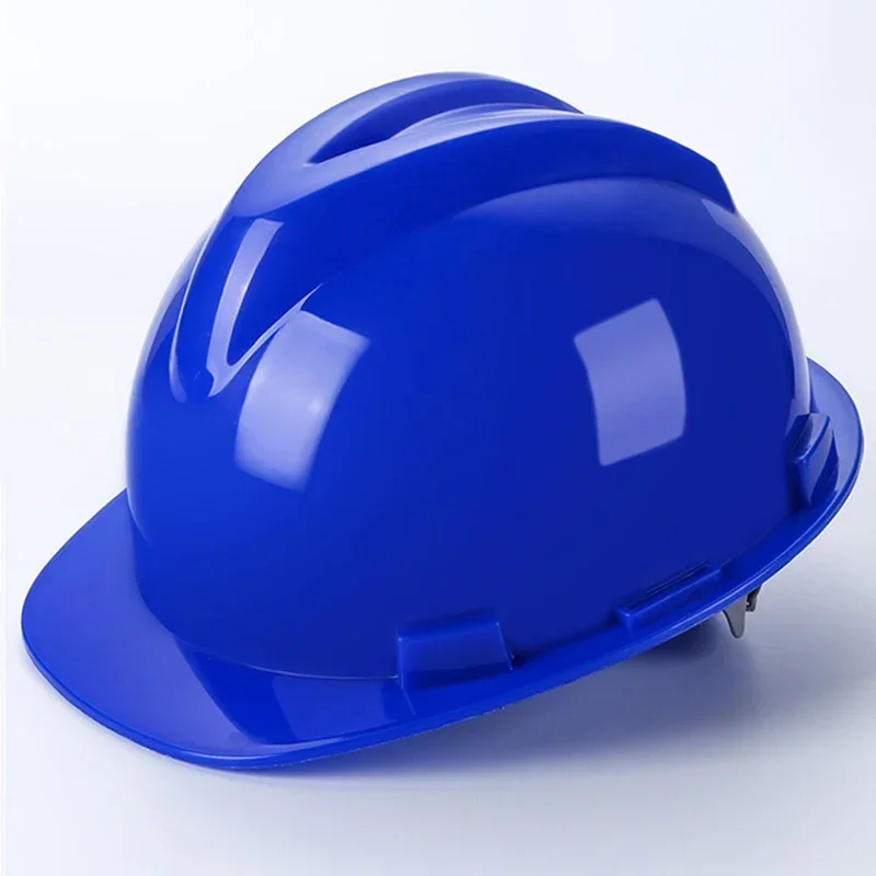 Worker Construction Site Protective Cap ABS Hard Hat V Shaped Adjustable Size Rotary Knob Safety Helmet