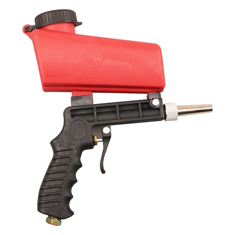 RN RUINUO 90psi Portable Gravity Sandblasting machine Pneumatic tool Small Sand Blasting spray gun Adjustable Sandblaster