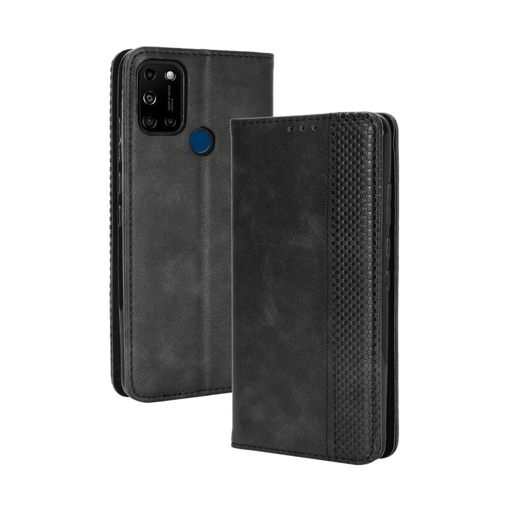 Étui de luxe à rabat pour Wiko View 5, étui à absorption magnétique pour téléphone Wiko View 5 Plus