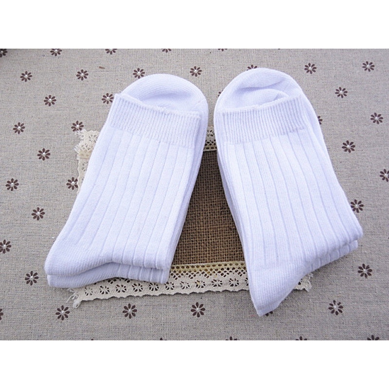 Children Socks cotton kids baby sock 3-20 year boys girls Teenagers unisex 5pair/lot students white