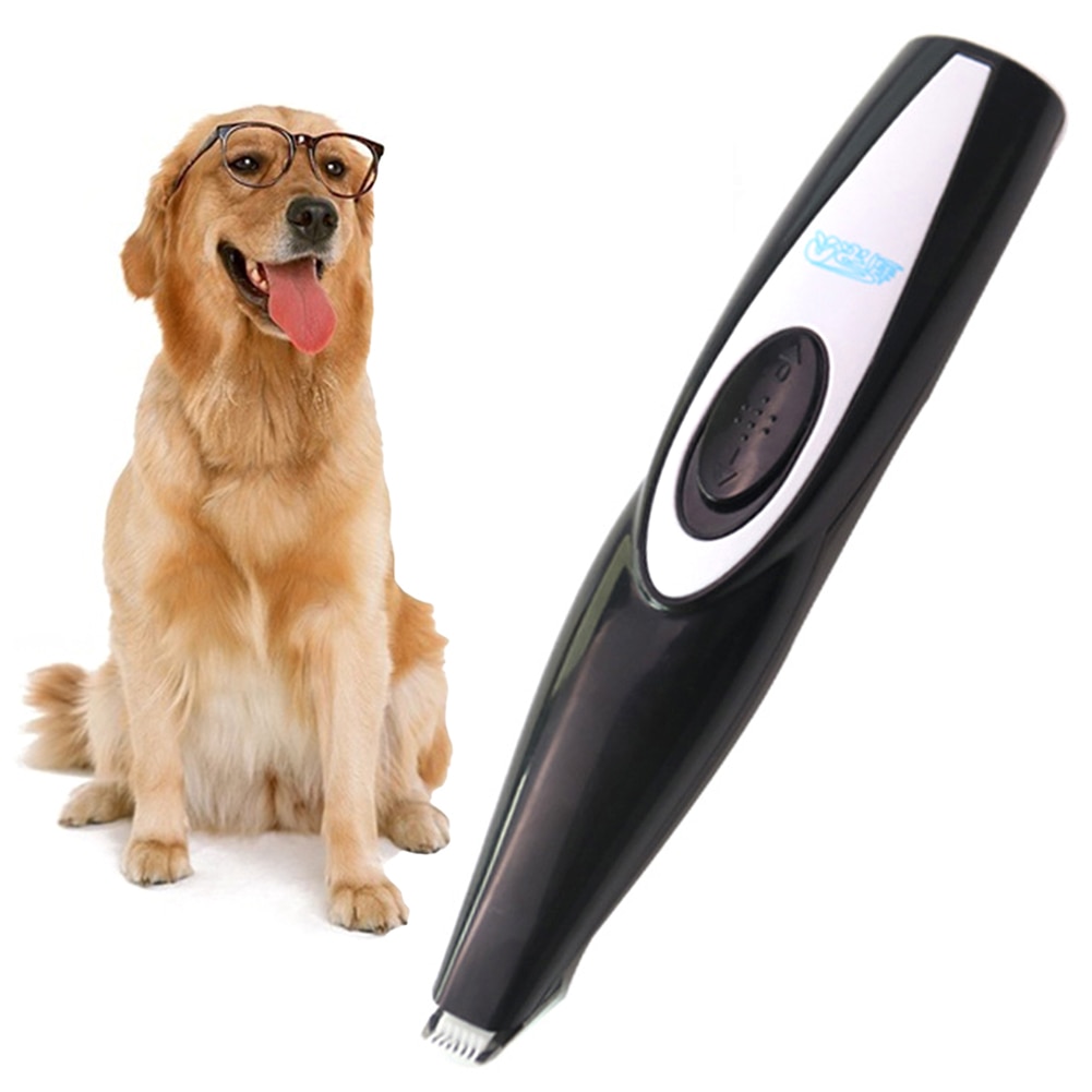 Universal usb-opladning kæledyrspoter negleklipper hund katte elektrisk saks lydløs negleklipper slibemaskine trimmer plejeværktøj