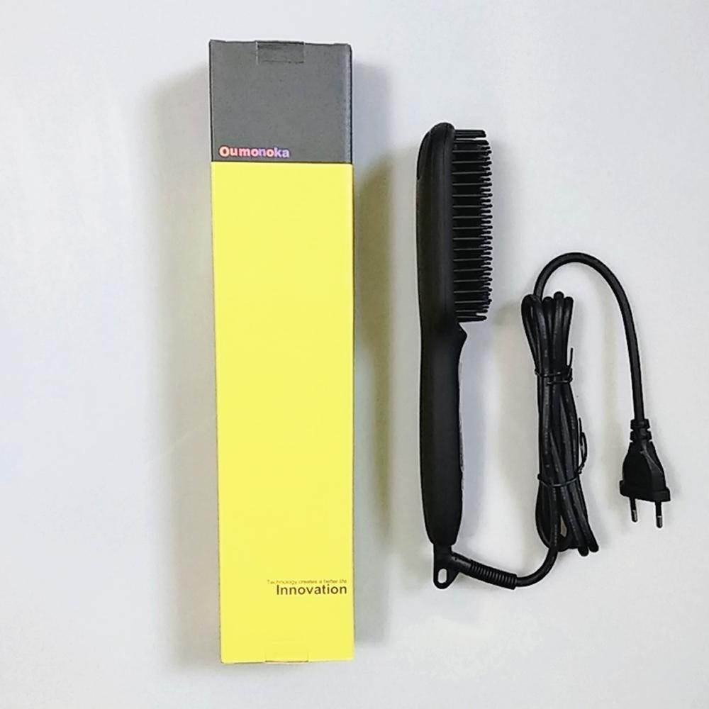 Professionele Een Stap Föhn Borstel 2 In 1 Stijltang En Curler Kam Krultang Baard Stijltang: Black with box / UK