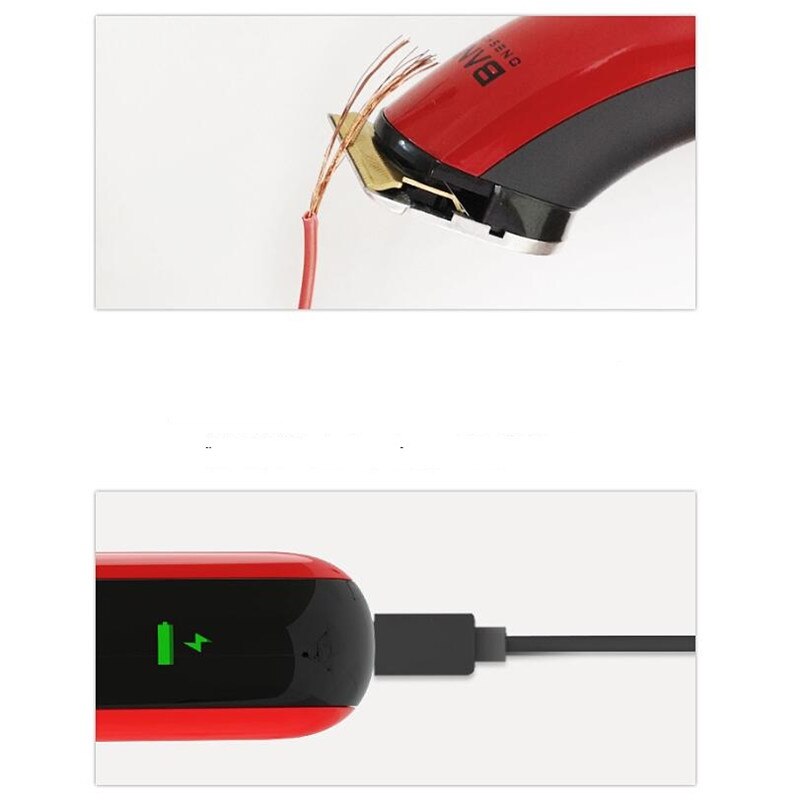 Electric Hairline T Blade Outliner Trimmer Clipper Barber Detailer Modified Haircut Hairstyling Hairdressing Cutting Machine Cut