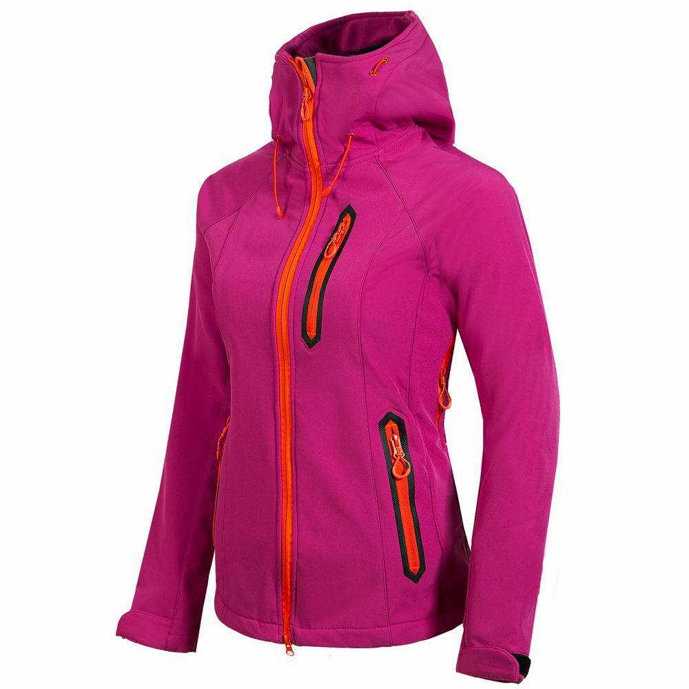 Winter outdoor women&#39;s Jacket Windproof Waterproof Hiking camping jacket Soft shell jacket Thick Trekking Ski Fleece coat