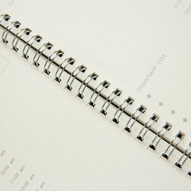 Schedule Daily Scheduler Portable Learning Efficiency Notebook Agenda Planner Organizer Planners Stationery Planner Notebook