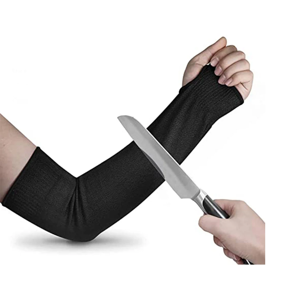 Schnittfeste Armstulpen aus HPPE der Stufe 5, pannensichere Arbeitssicherheitshandschuhe, Gartenarbeit, Bau, Automobil-Armschutz