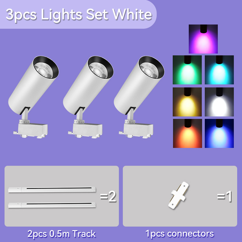 RGB Schiene Beleuchtung LED Neon- LED Stelle Bühne Lichter Leuchte Decke Lampe für Zimmer Dekor Disko Bar Bekleidungsgeschäft Schienen Licht einstellen
