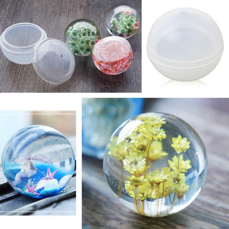 Molde de resina transparente para posavasos de diamantes, molde de silicona para joyería epoxi, herramienta de fabricación de colgantes para el hogar, accesorio DIY