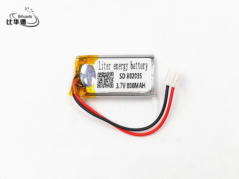 Batterie 3,7 V 500 MAh – Modèle 802035 – Pour Drone, Avion Miniature Et Voiture RC – Léger Et Fiable