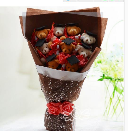 Arts beer hand holding cartoon boeket pop bloem graduation leraar Tanabata Valentijnsdag roze paars: picture