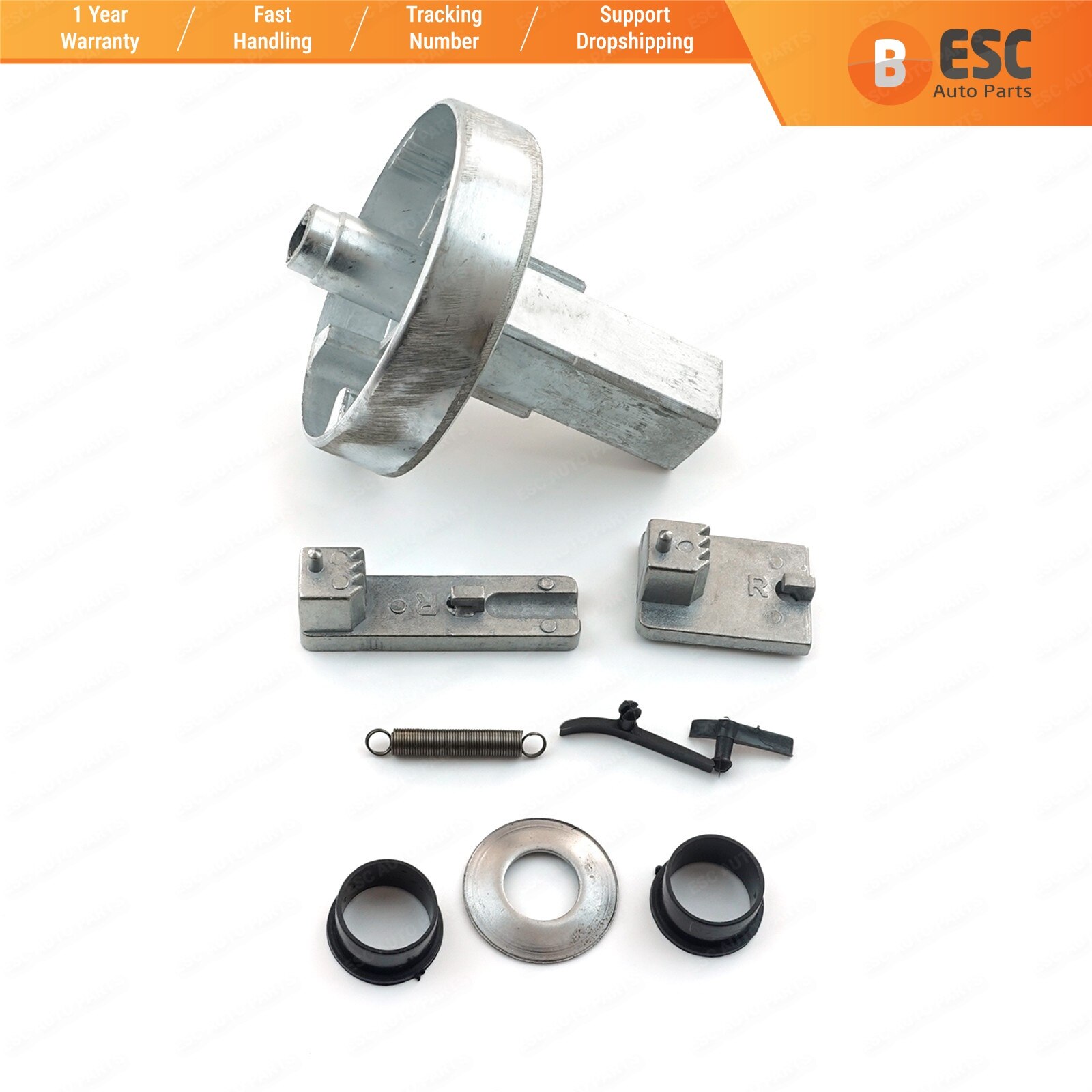 Pièce de réparation d'accoudoir ESC EGE14, support de loquet, bras droit, pour Mercedes Vito Viano W639 Sprinter MK2 VW Crafter