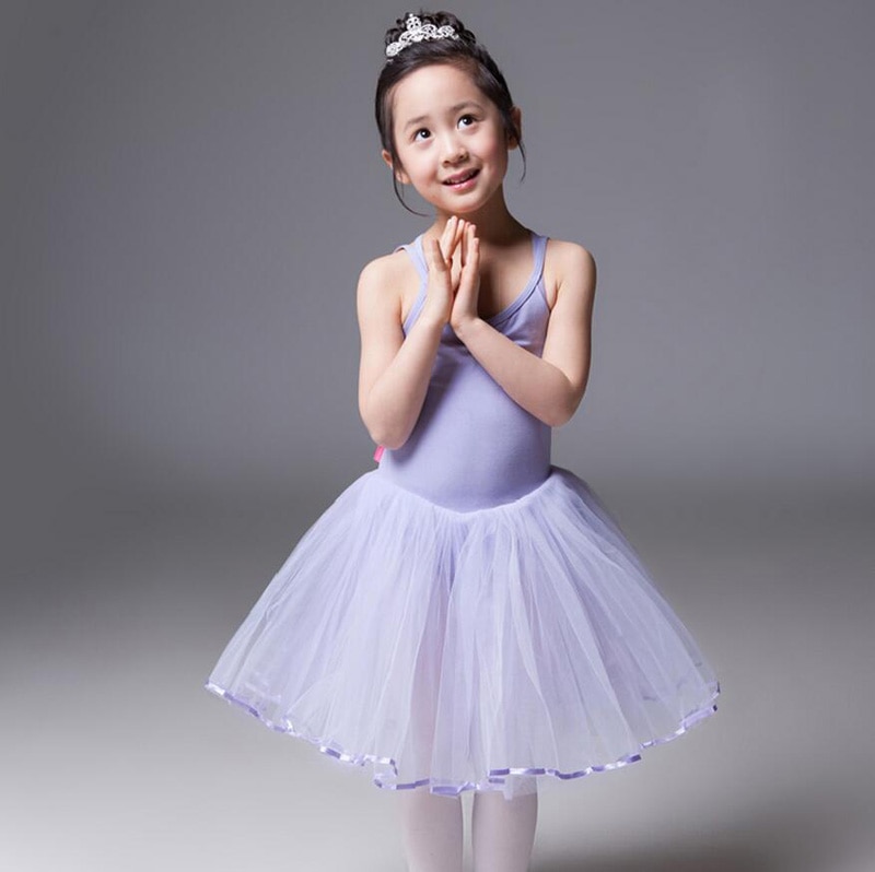 Robe de danse de Ballet pour filles, jupe de danse blanche, pour enfants, gilet, justaucorps, exercices quotidiens, , Ballet en coton, nouveauté