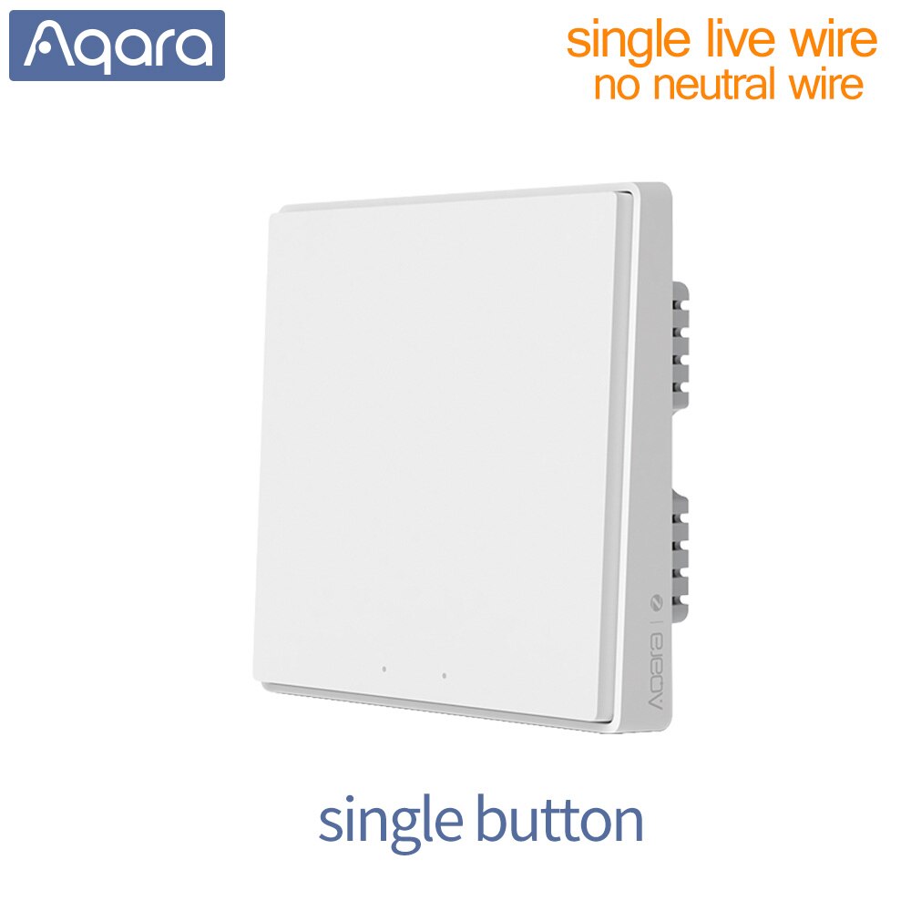 Aqara smart væg lysafbryder wifi switch zigbee app kontrol smart switch nøgle naturlig ledning live wire smart home switch