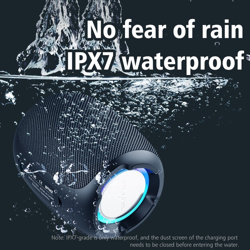 Draagbare Draadloze Mini Bluetooth Speaker Waterdichte Subwoofer Luidspreker Kolom Hifi Lossless Geluidskwaliteit Stereo