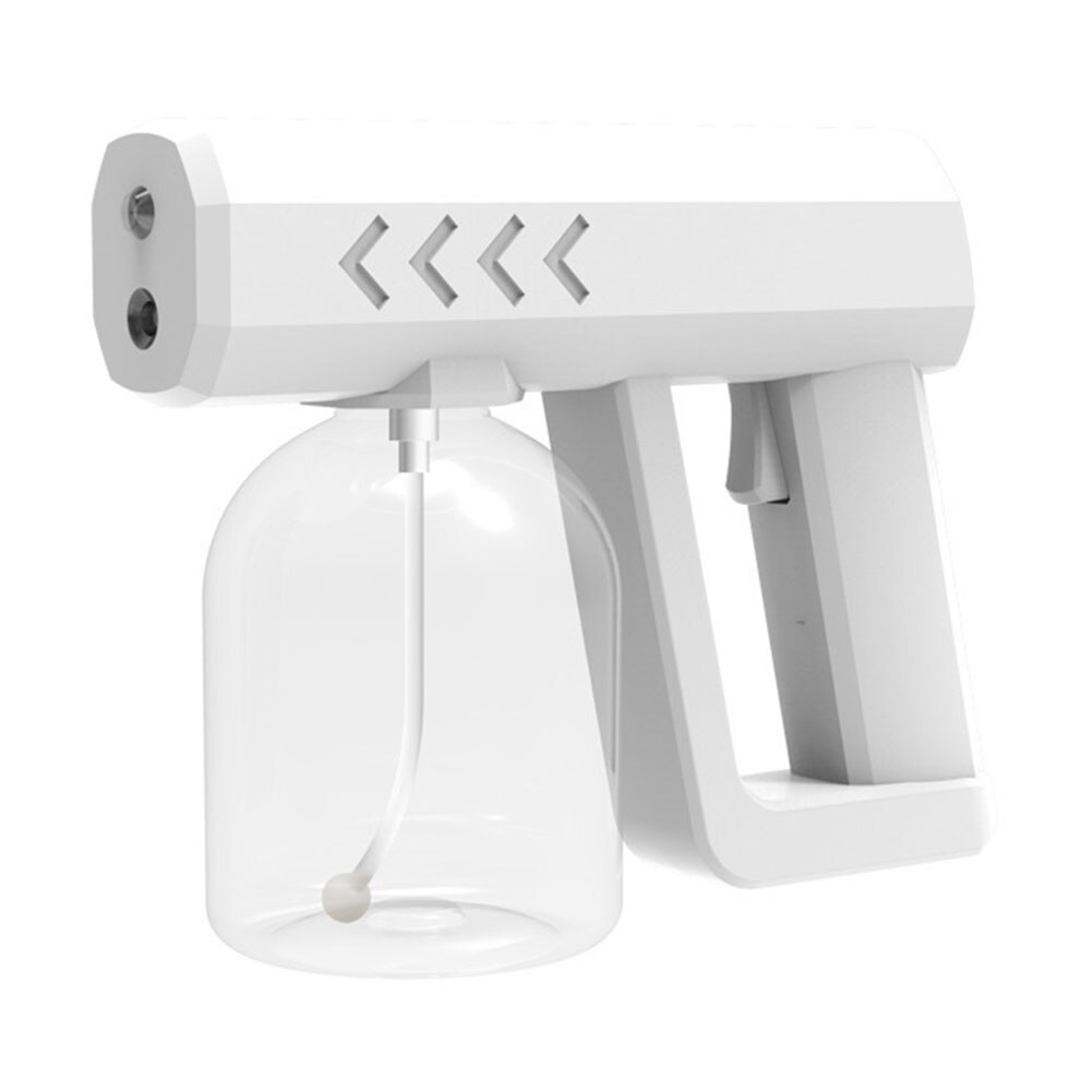 Manual Wireless Nano Atomizer Sprayer Mist Disinfection Machine Electric Sprayer Portable Steam Atomizer Spray Blue Light Steam: white