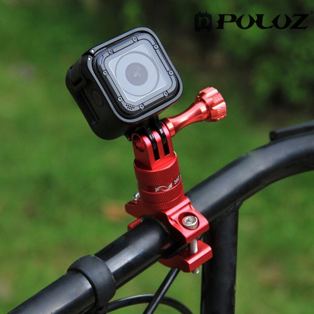 Puluz 360 Graden Rotatie Fiets Adapter Mount Aluminium Stuur Met Schroef Voor Sport Camera Go Pro Accessoires