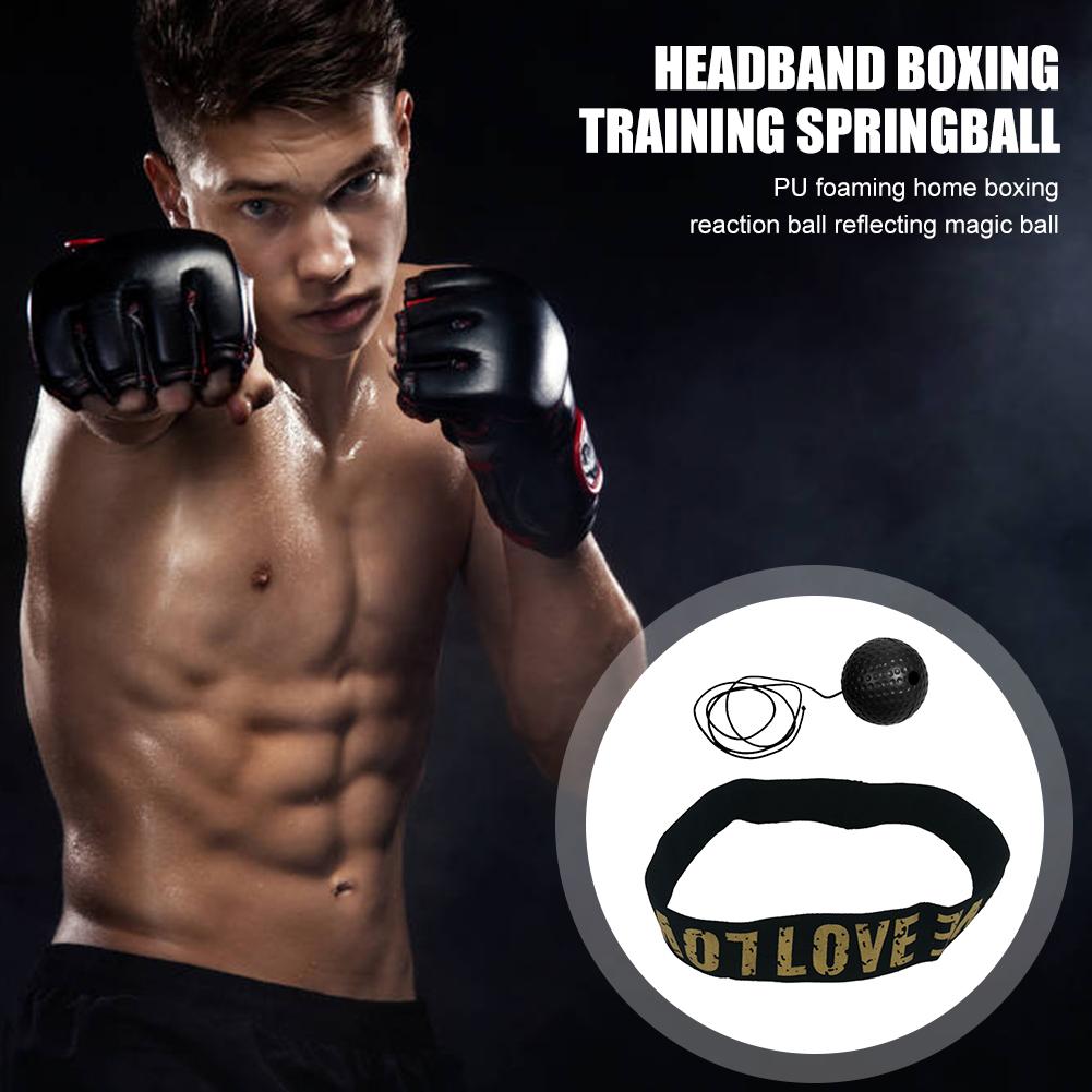 Boksning refleks bold klassisk delikat boksning refleks hastighedstræning pu punch bold + hovedbånd til sanda muay thai bokser
