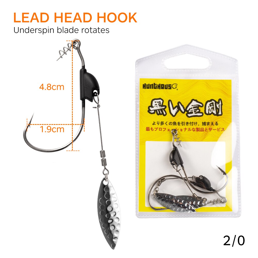 Hunthouse soft lure 5g 10g 15g 20g fishing lead head screw head jig head for big shad fishing tool fishing equipment: 326-2-0