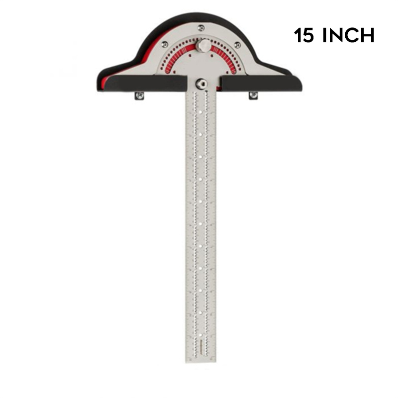 Woodworkers Edge Ruler Roof Measuring Angle Ruler Multi-function Tools for Carpentry Woodworking PR: 15 inches