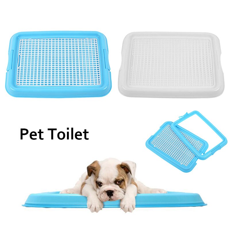Portable Pet Dog Indoor Restroom Training Potty Pee Toilet Fence Tray Pad
