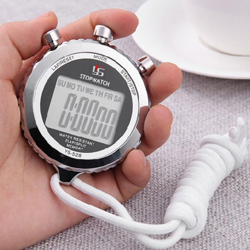 Silent Stopwatch with Light 0.01s Accuracy Countdown Timer Sports Stopwatch