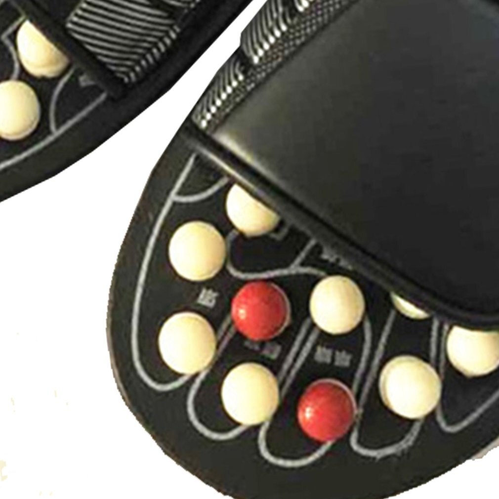 Männer Und Frauen Klatsch Fuß Gesundheit Massage Schuhe Magnetische Massage Hausschuhe Polka Punkt Massage Hausschuhe 42-43