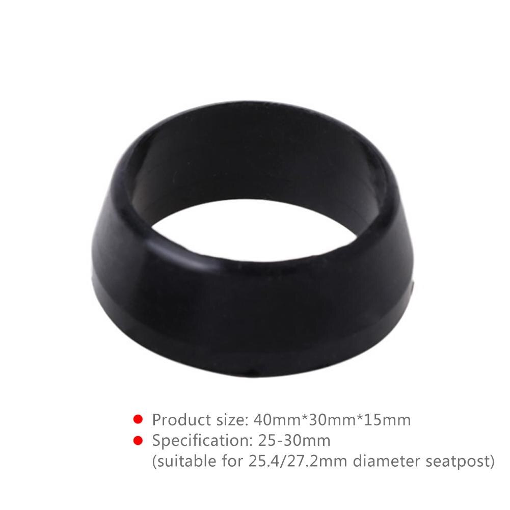 Mountain Bike Seatpost Silicone Ring Dust Cover Cycling Accessories (L) Bicycle Parts and Accessories Rubber Ring Dust Cover: Black2