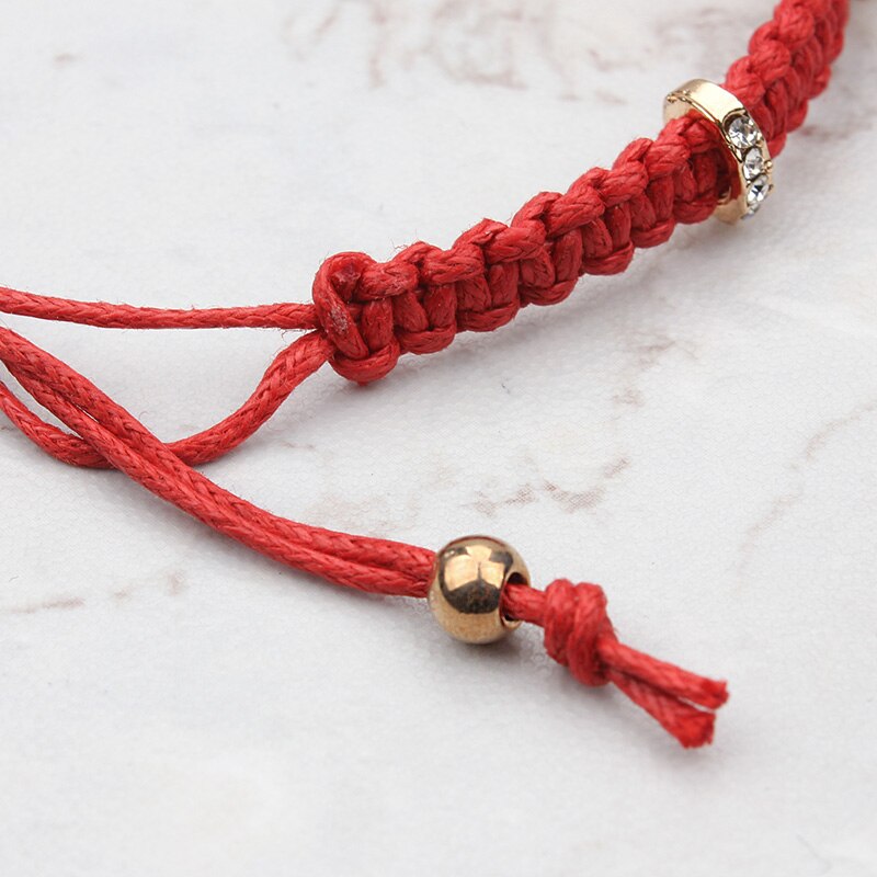 Hamsa Hand Blue Evil Eye Charms Red Rope String Gevlochten Handgemaakte Armband Voor Vrouwen Verstelbare Lengte