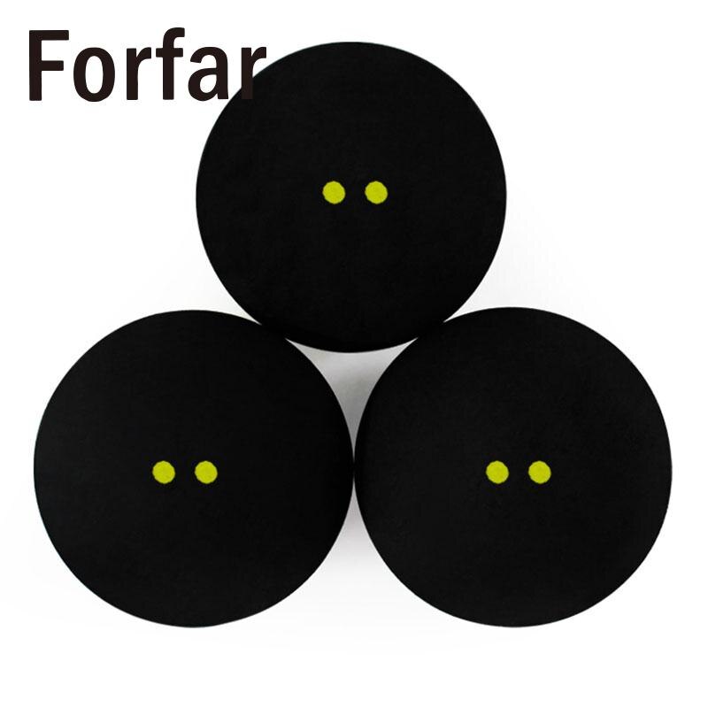 Competition Squash Ball Two-Yellow Dots Low Speed Official Sports Balls Player Competition squash