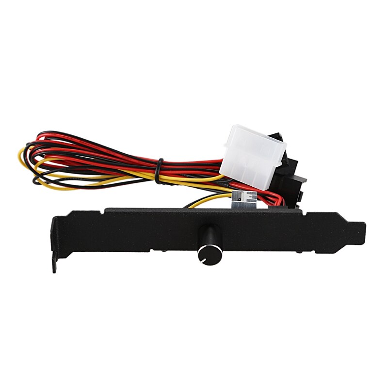 3 Kanalen Pc Cooler Cooling Fan Speed Controller Voor Cpu Case Hdd Vga Ventilator Voor Pci Temperatuurregeling Regelgeving 12V 3Pin