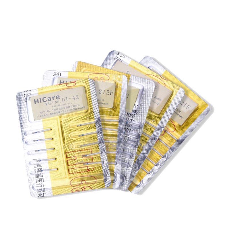 TC/SF Serie Dental Diamant FG 1,6mm Bohrer High Speed Runde Kopf Bur 10 teile/paket