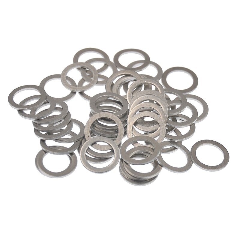 50 sztuk wtyczka spustowy podkładka automatyczny uszczelka olejowa pasuje robić Mazda 9956-41-400 995641400