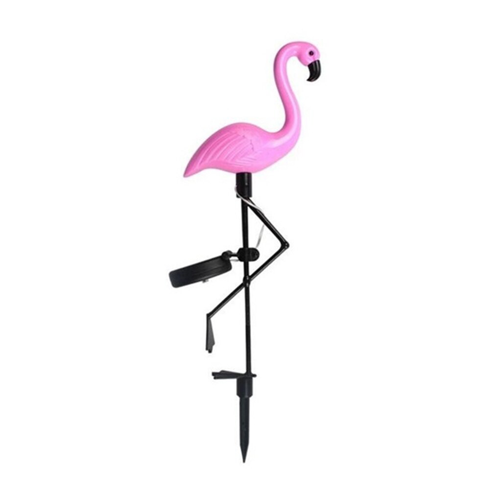Solar Powered Flamingo Stake LED Light Waterproof Pathway Garden Lawn Yard Lamp Garden Supplies Garden Decor: Default Title