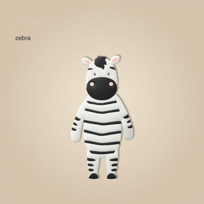 Refrigerator Magnets With Hooks Animal Magnetic Powerful Magnet Hooks Multifunctional Keys Refrigerator Hooks Cute Cow Bear: 02