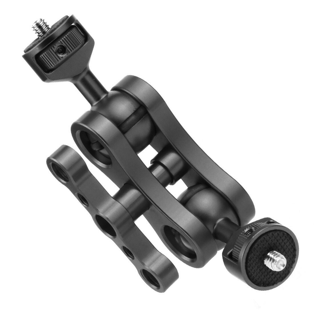 Brazo mágico de cámara con doble cabezal de bola, con pinza de garra de cangrejo, soporte Universal para Monitor, Super abrazadera, soporte para luz de vídeo SLR foto: Magic Arm B