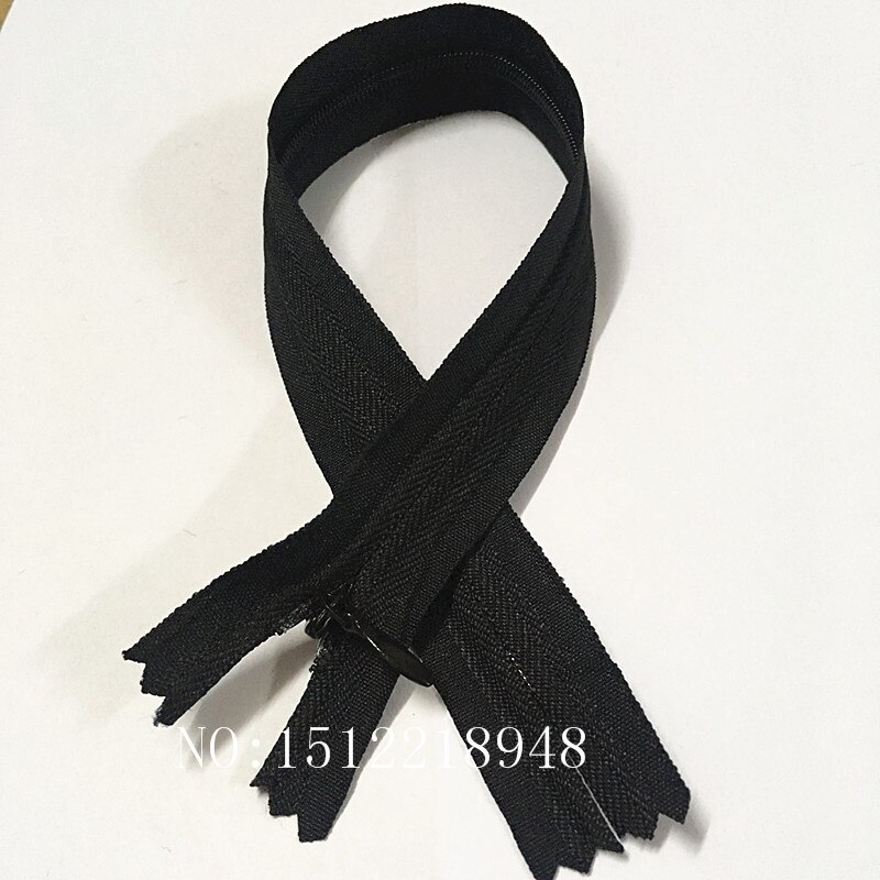 50 stücke Bunte Nylon 3 # Geschlossenen Ende Unsichtbaren Reiß 12 zoll (30cm) schneider Nähen Handwerk 20 Farbe