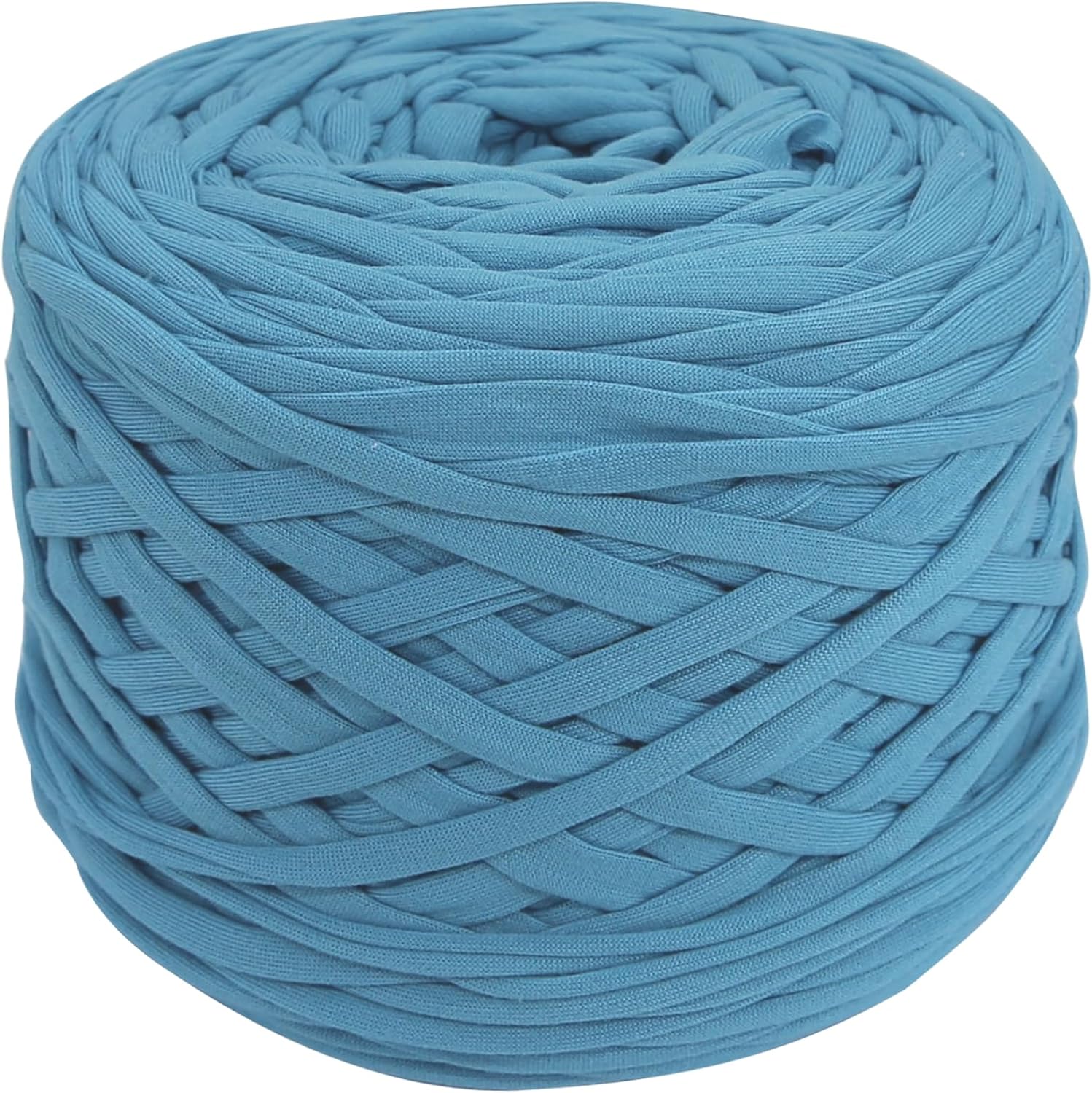 400 g/unidad de hilo de tejer grueso, tela elástica de hilo para camiseta, bolsa DIY, manta, cojín, proyectos de ganchillo: Castaño