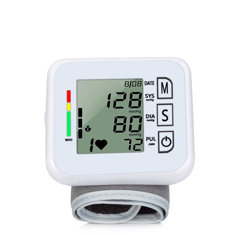 Electronic Blood Pressure Home Wrist Blood Pressure Meter Automatic Sphygmomanometer pressure tonometer Measurement tool