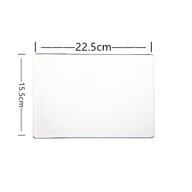 Scrapbog udstanset maskine plade 3mm udstansning præge maskine plade erstatning pad 22.5 x 15.5cm ankommer